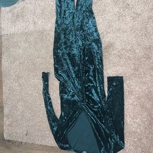 Velvet jumpsuit